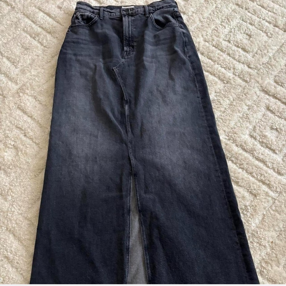 MOTHER Black Maxi Skirt